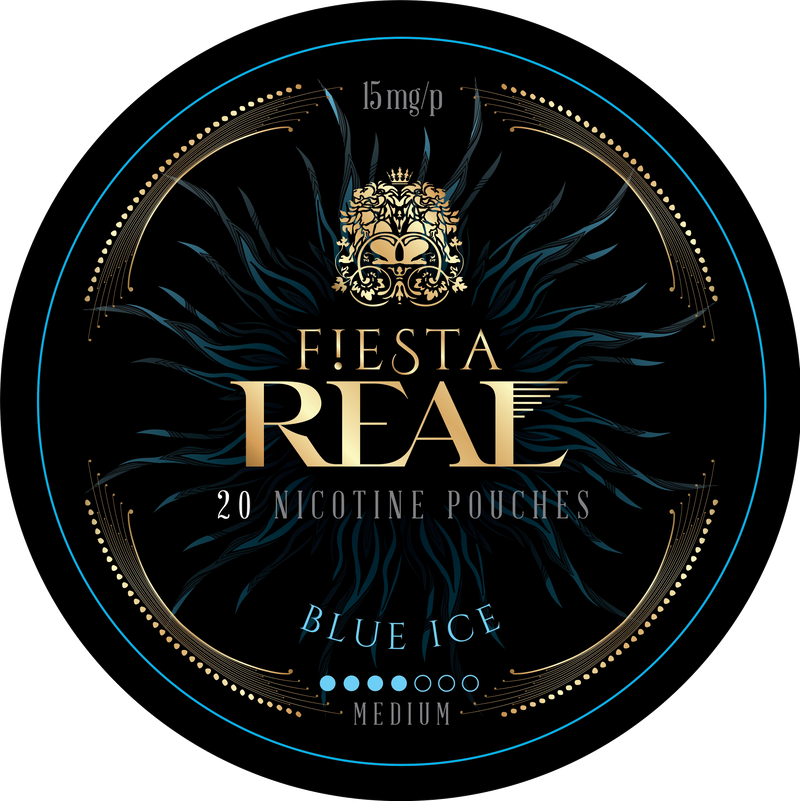 Blue Ice - Fiesta REAL nicotine pouches (20 pouches, 15 mg/g)