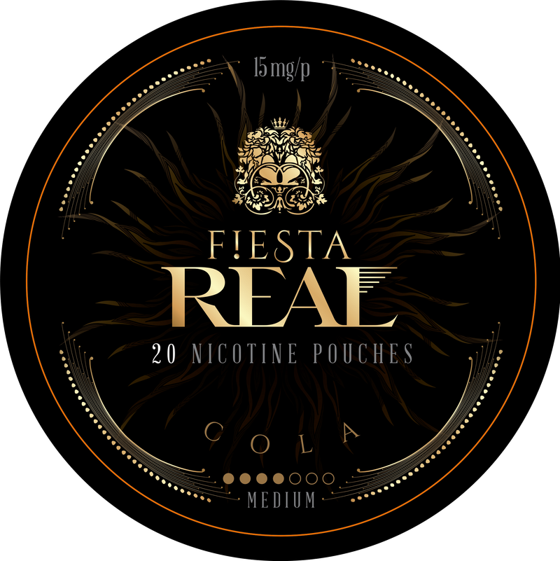 Cola - Fiesta REAL nicotine pouches (20 pouches, 15 mg/g)