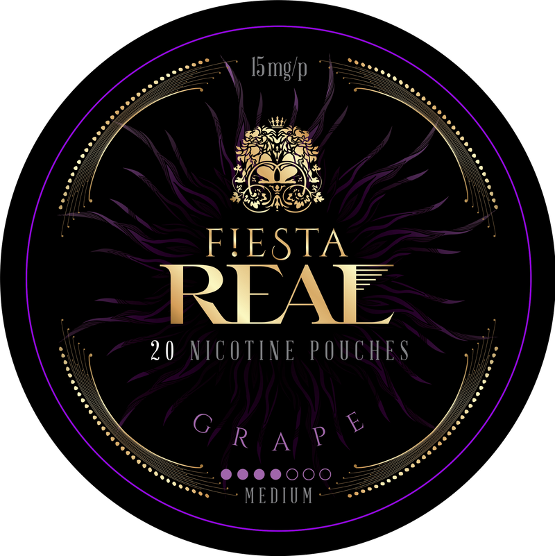 Grape - Fiesta REAL nicotine pouches (20 pouches, 15 mg/g)
