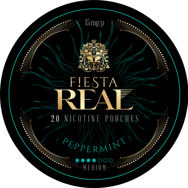 Peppermint - Fiesta REAL nicotine pouches (20 pouches, 15 mg/g)