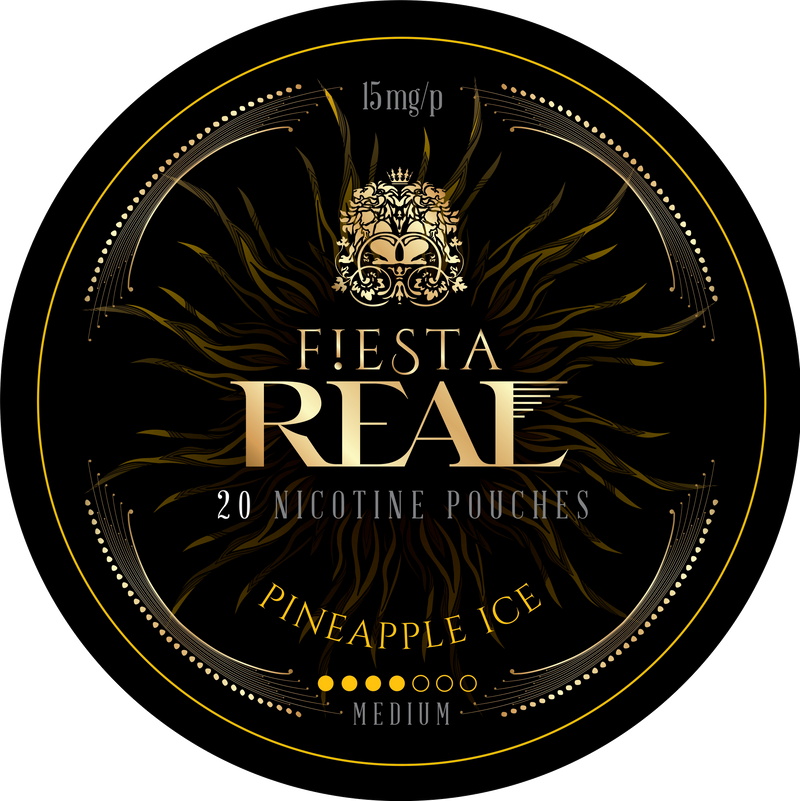 Pineapple Ice - Fiesta REAL nicotine pouches (20 pouches, 15 mg/g)